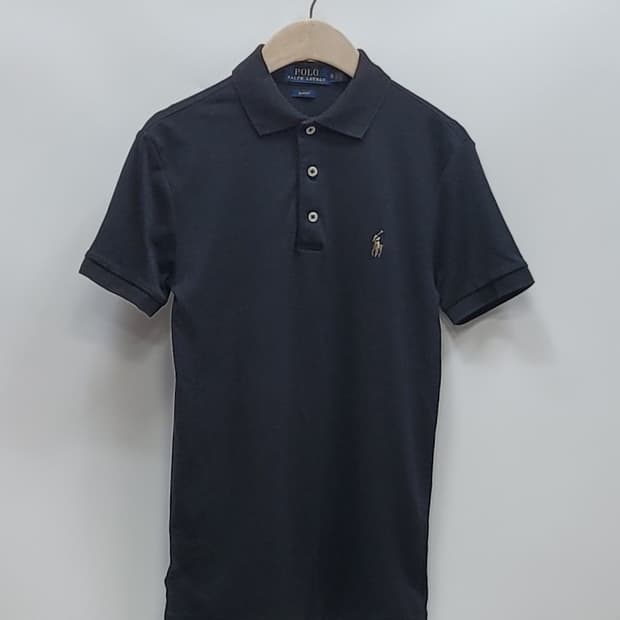 POLO 폴로 랄프로렌 멀티 포니 슬림핏 카라 티셔츠 / XS 블랙
