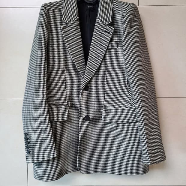 하운드 체크 자켓