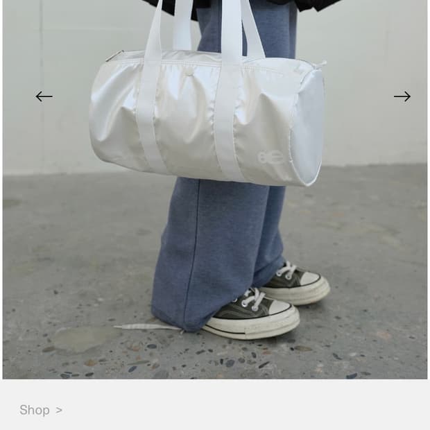 엔조블루스 이지 러스터 더플백