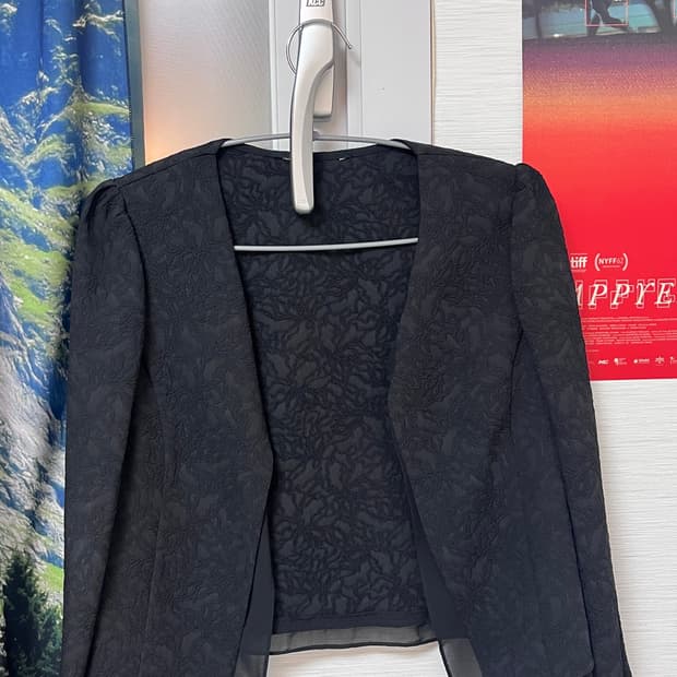 [vintage] 블랙 레이스 자켓