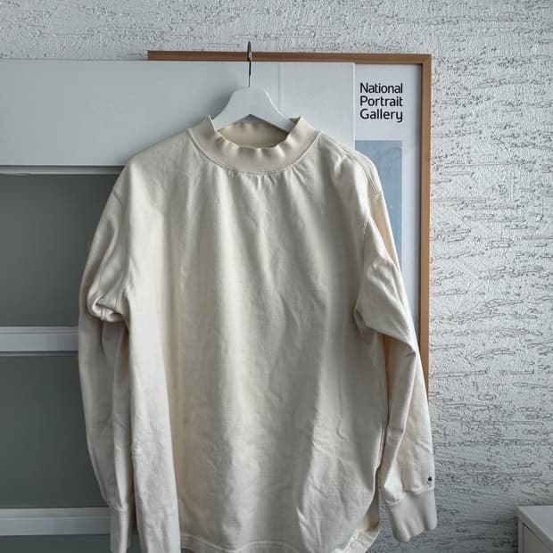 [Snow Peak] 스노우피크 아이보리 긴팔 티셔츠 L