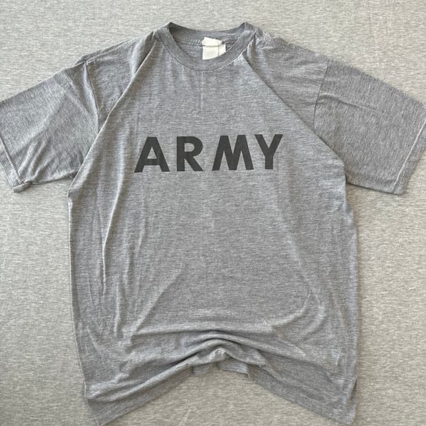 90's US ARMY 오피셜 트레이닝 반팔 티셔츠 XL 