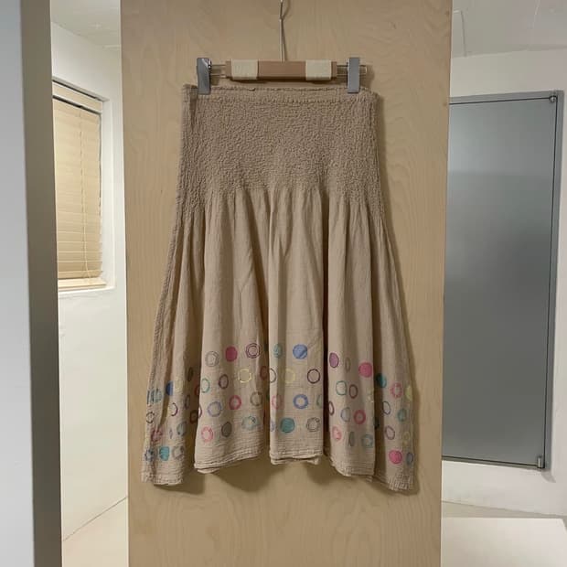 미 이세이미야케 스커트