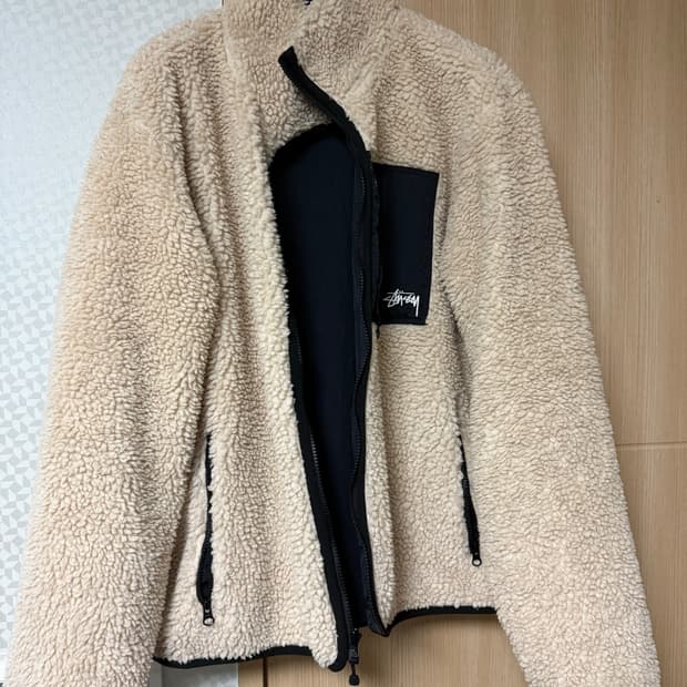 스투시 쉐르파 리버시블 플리스 xl