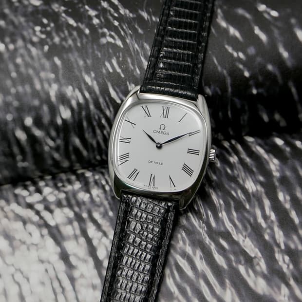 오메가 빈티지 드빌 로만 수동 시계