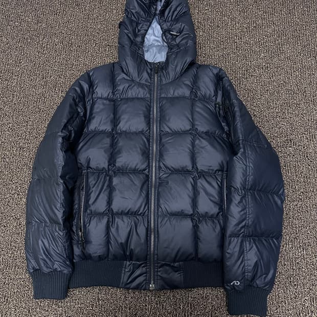 NIKE 나이키 퀄팅 덕다운 후드 패딩 점퍼 S