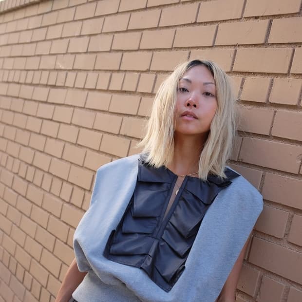 한섬 3.1 Phillip Lim 필립림 프렌치 테리 러플탑