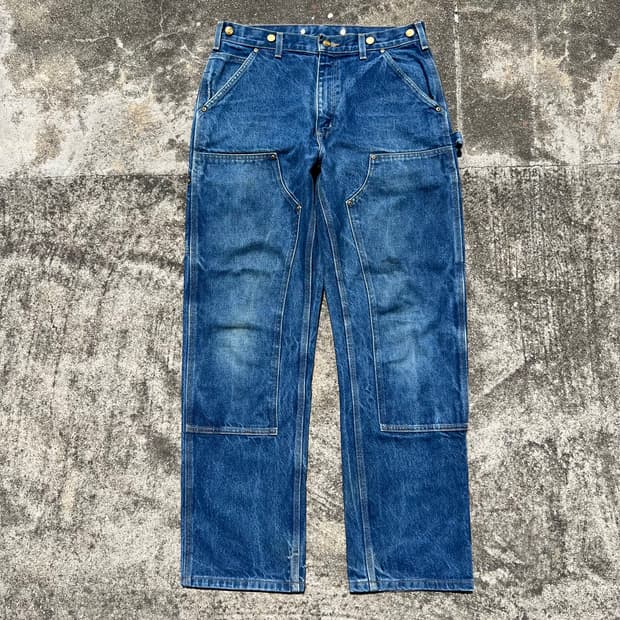 칼하트 B07 더블니 데님 팬츠