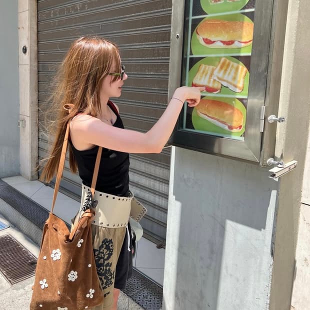 Bode 보디 스웨이드 펄 크로스백