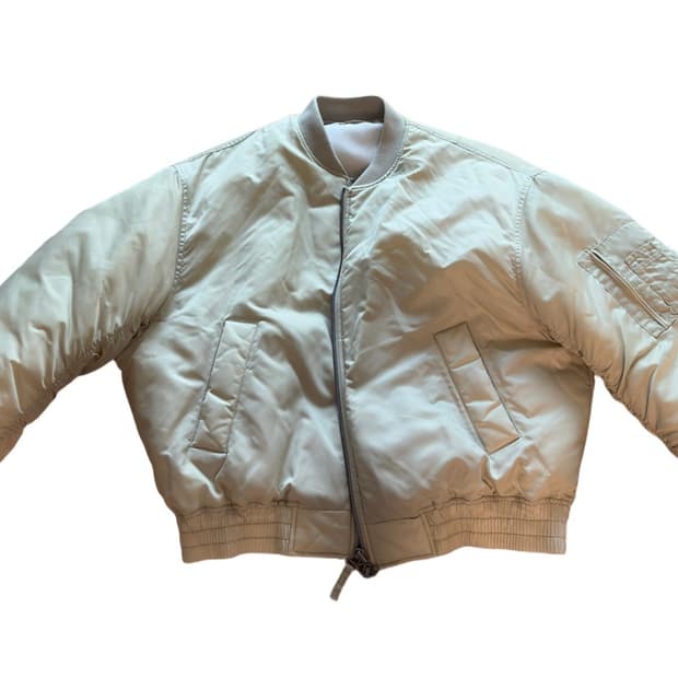 쿠어 MA-1 항공점퍼 베이지 (L)