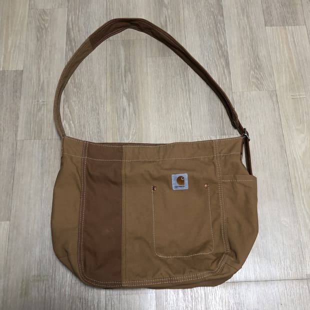 (ONE SIZE) 칼하트 Carhartt 리워크 캔버스 크로스백 카멜