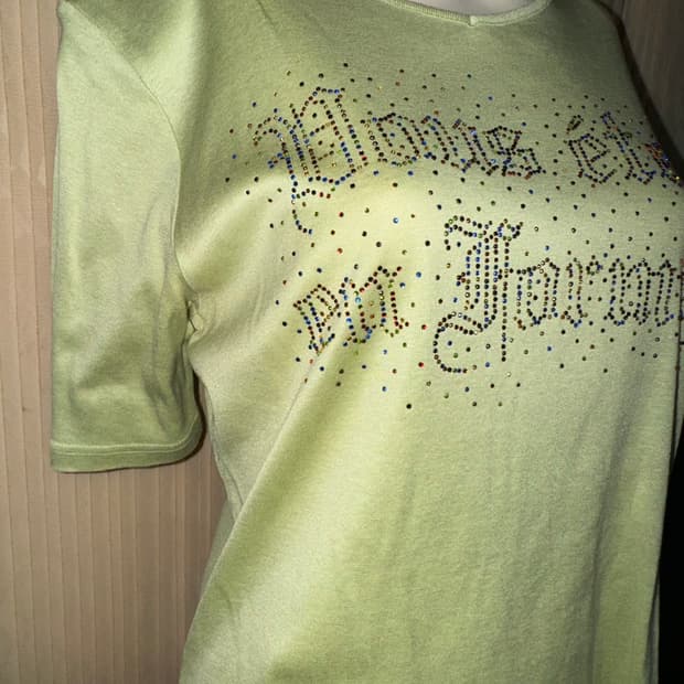 택포) 새틴 라임 큐빅 티