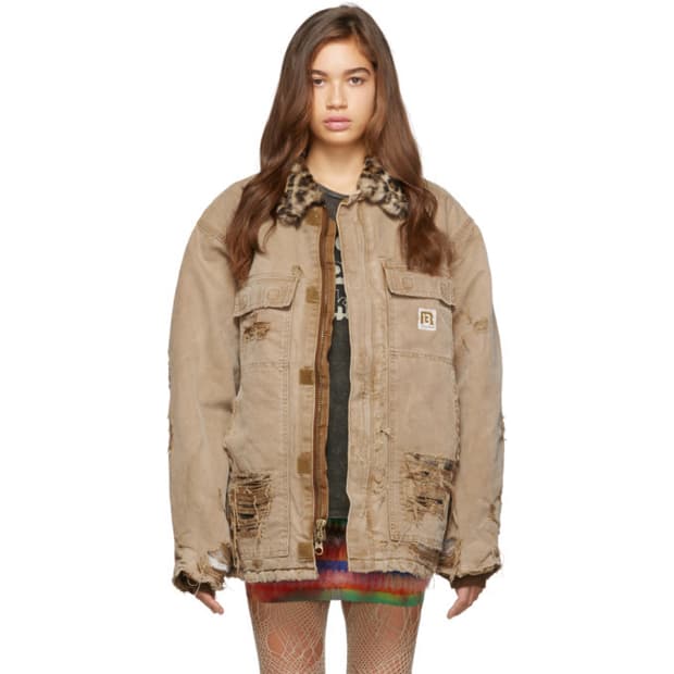 (구매)R13 Tan Vintage Arctic Quilt Lined J