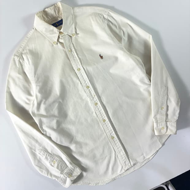 Polo 폴로 랄프로렌 화이트 옥스포드 셔츠