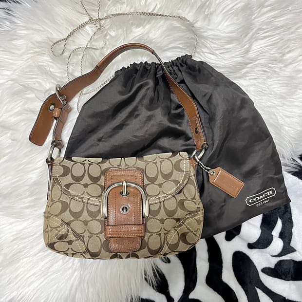 vintage coach shoulder bag