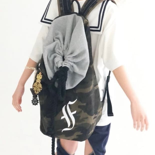 샵페어리 카모 백팩