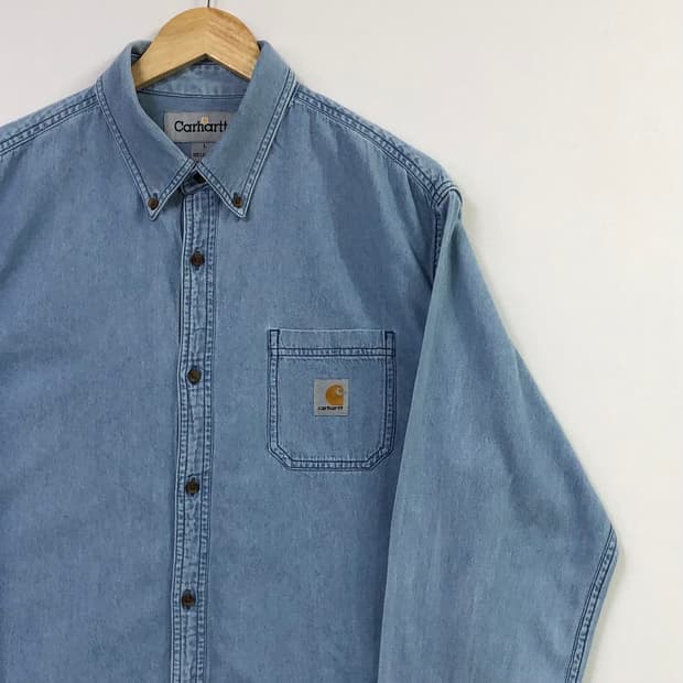 XL 칼하트 데님 셔츠