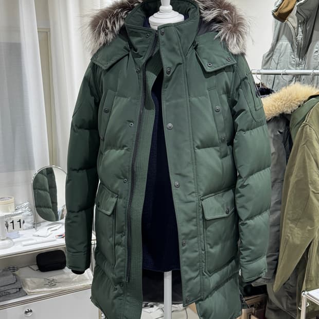 무스너클 온타리오 롱패딩 S