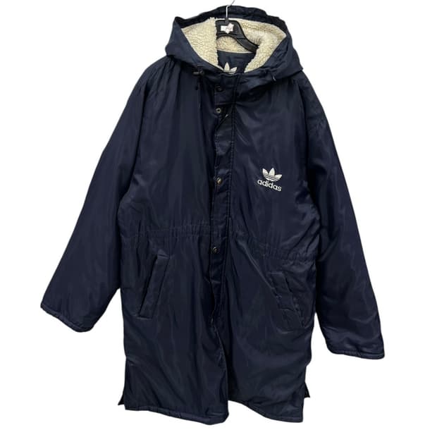 아디다스 올드스쿨 백로고 양털코트