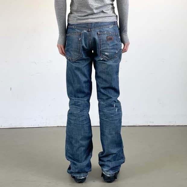 돌체앤가바나 데미지 데님 팬츠