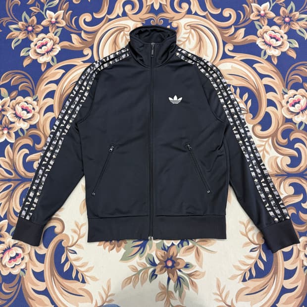 (M)아디다스 Adidas 카모 트랙탑 져지(블랙)