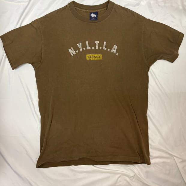 90s stussy 티셔츠 made in usa