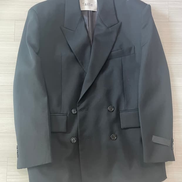 [타일레]  투 블레이저 자켓 black