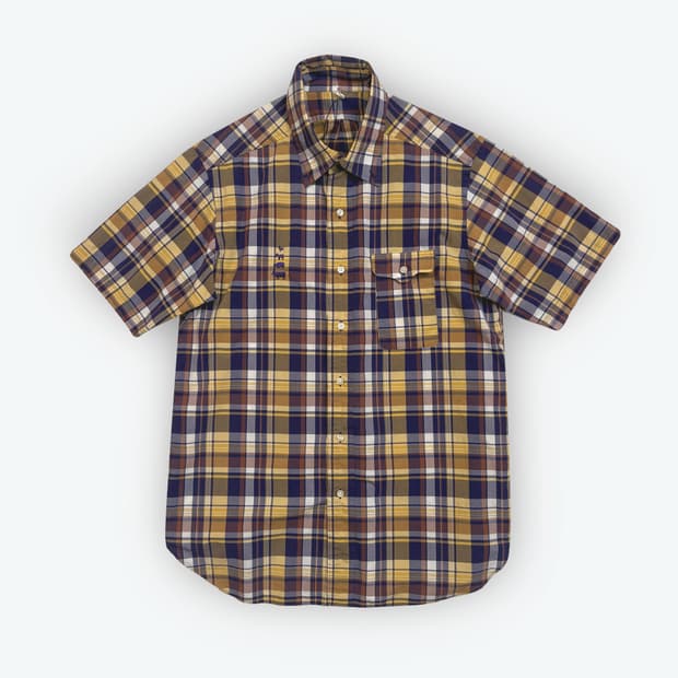 [L] Mountain Research Purple half-shirt