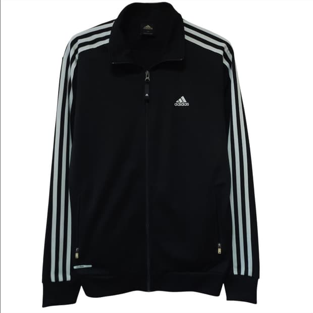 아디다스 져지 블랙 검정 100-105 남여 트랙탑