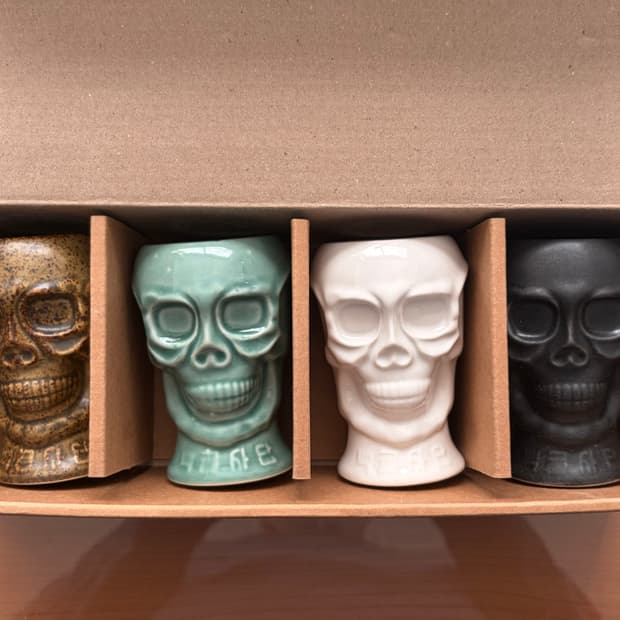 백골사단 해골컵