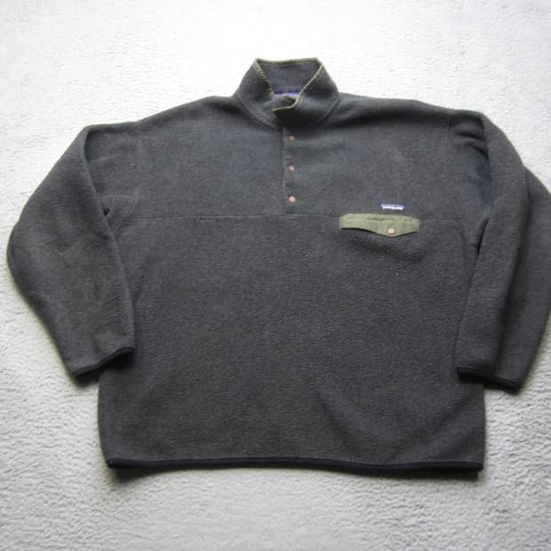 90s 후반 파타고니아 신칠라 스냅-T 다크그레이/올리브
