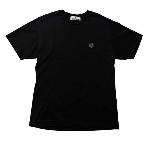 스톤아일랜드 로고 반팔 티셔츠