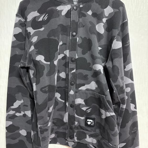 베이프 시티 카모 후드 바시티