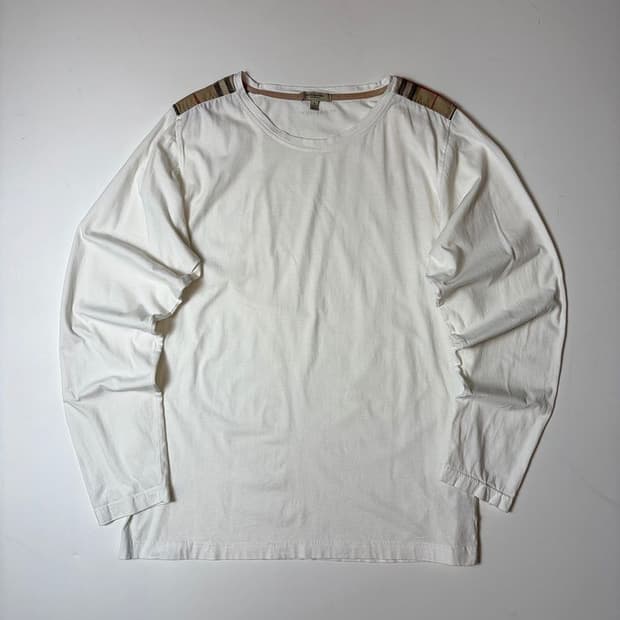 버버리 00's 노바체크 트리밍 롱 슬리브 PN9223