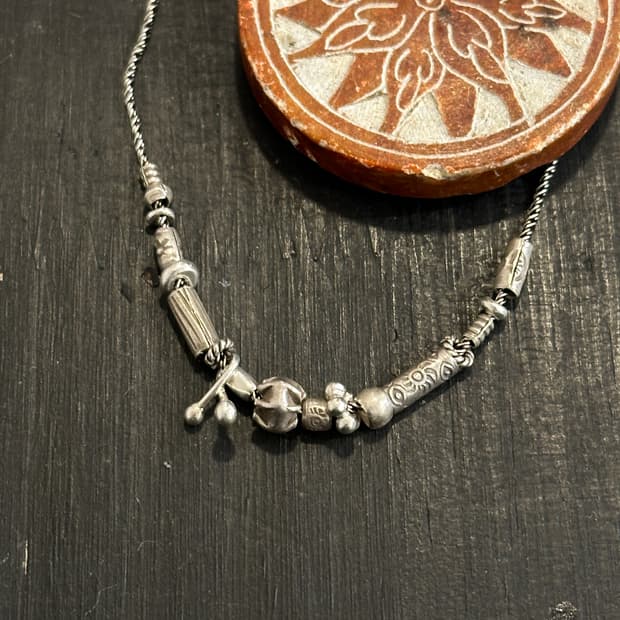 Musta karensilver mix Necklace
