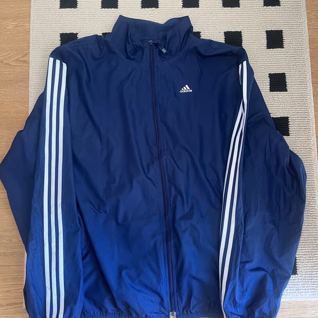 아디다스 바람막이 2XL 네이비 