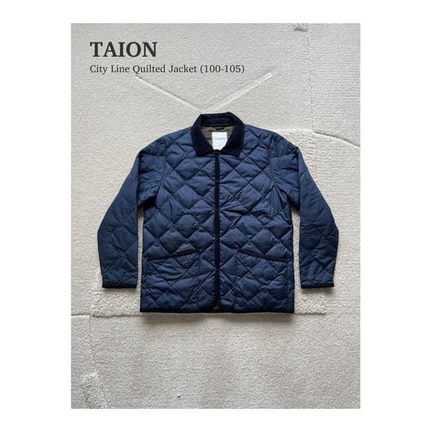 타이온 시티라인 퀄티드 자켓 (100-105)