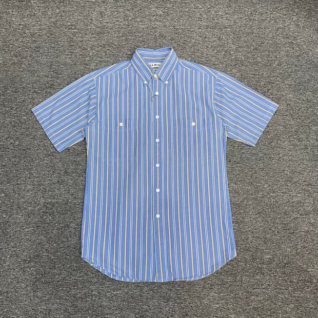 LL.Bean 체크 반팔셔츠 P1102