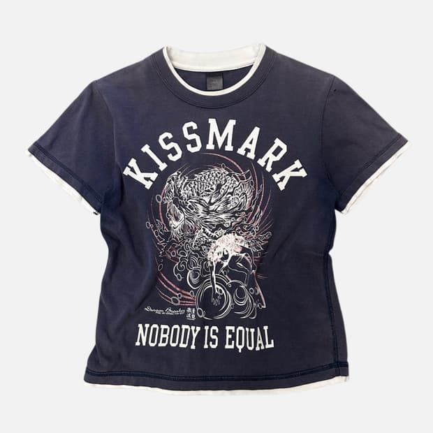 oriental dragon layered t-shirt