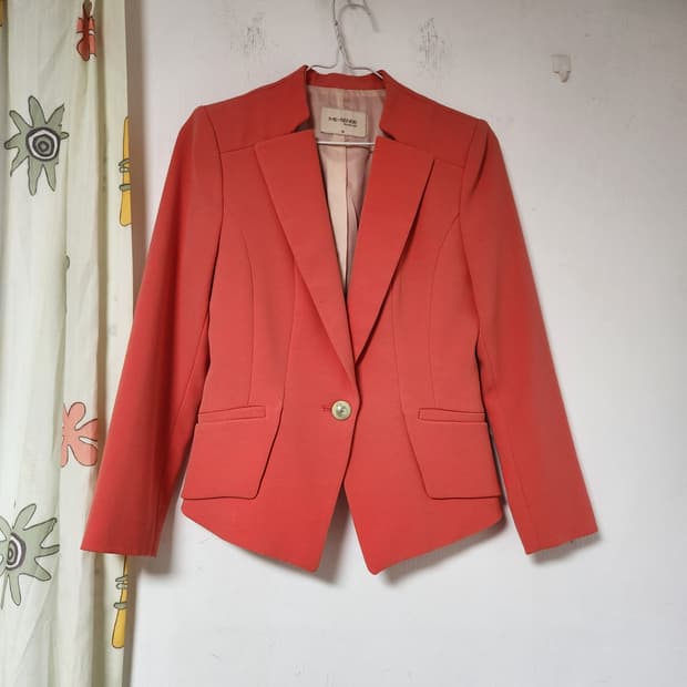 ME-SENSE 오렌지색 여성용 재킷90