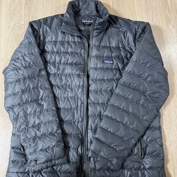 XL 파타고니아 경량 구스 패딩 자켓 그레이