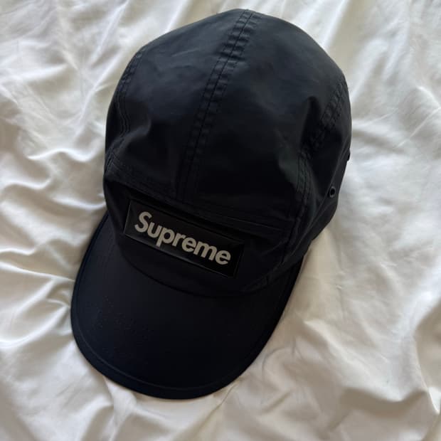 Supreme Inset Gel Camp Cap Black - 22SS