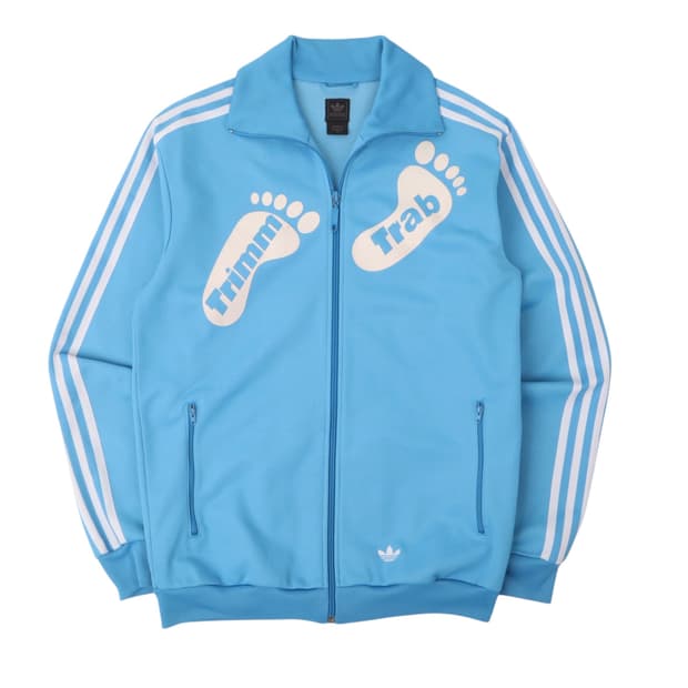 아디다스 라이트 블루 트랩 TT 져지 자켓