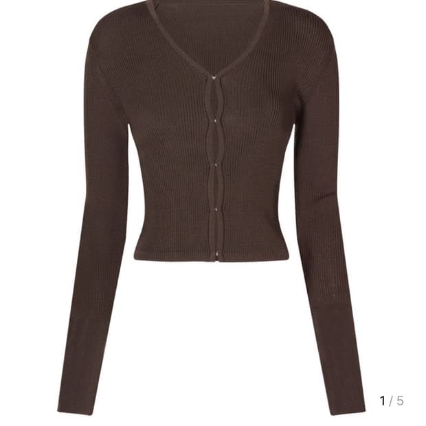 로우클래식 후크 슬림 가디건