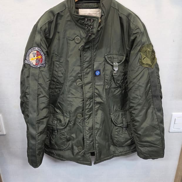 X tonz 인더스트리즈 밀리터리 야상 패딩자켓 L