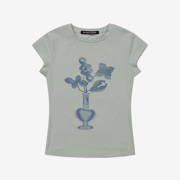 웰빙익스프레스 Vase Half Sleeve Leaf Green L