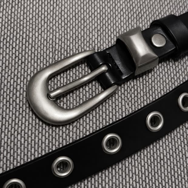 스터드 소가죽벨트