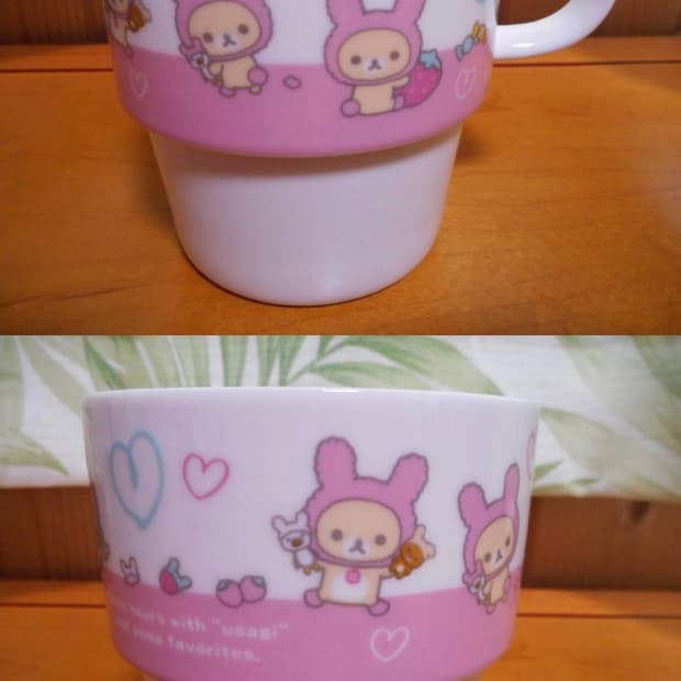 코리락쿠마 우사기 머그컵