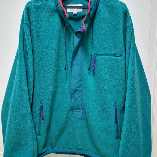 [XL] 이스트로그 25fw 써밋 아노락 후리스 플리스 그린