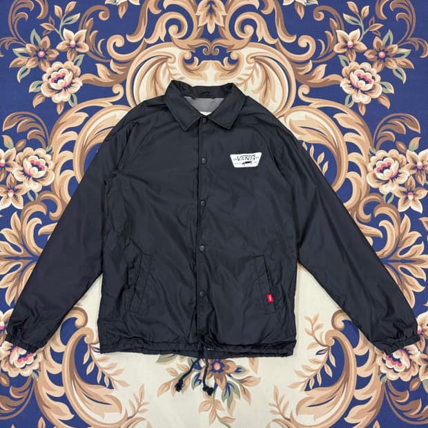(S)반스 VANS 그래픽 코치자켓(블랙)
